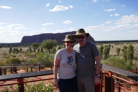 Am Uluru (Foto: Rebecca)