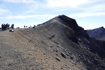 Aufstieg zum Red Crater Rim, Tongariro Alpine Crossing (Foto: Michael Kleinert)